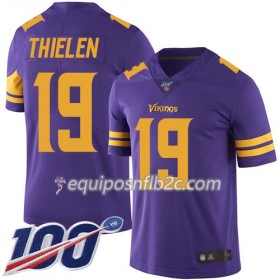 Camiseta Hombre NFL Minnesota Vikings Adam Thielen 19 Nike Púrpura 100th